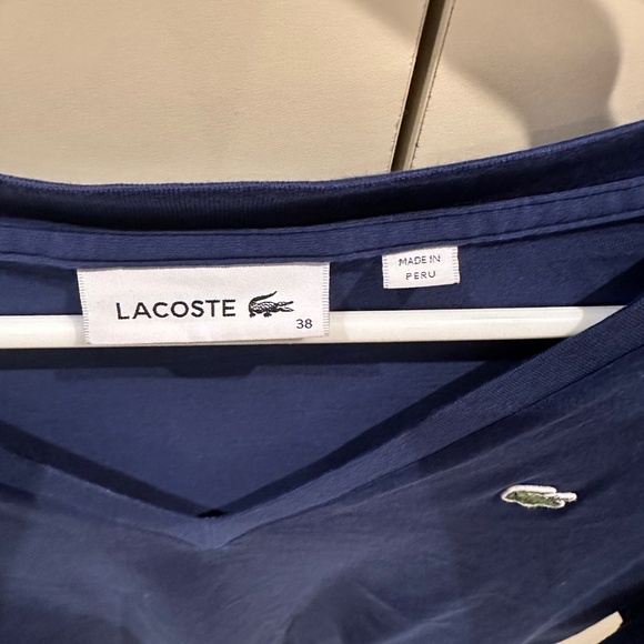Lacoste v-neck T-shirt - Picture 2 of 4